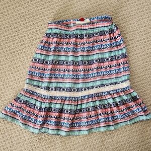 Red Camel Colorful Patterned Girl's Skirt